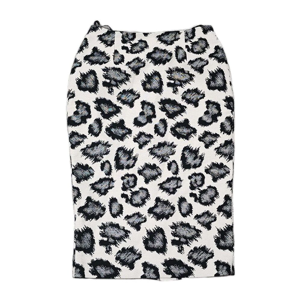Helene Berman Animal Print Pencil Multicolor Skirt Sizes XSmall